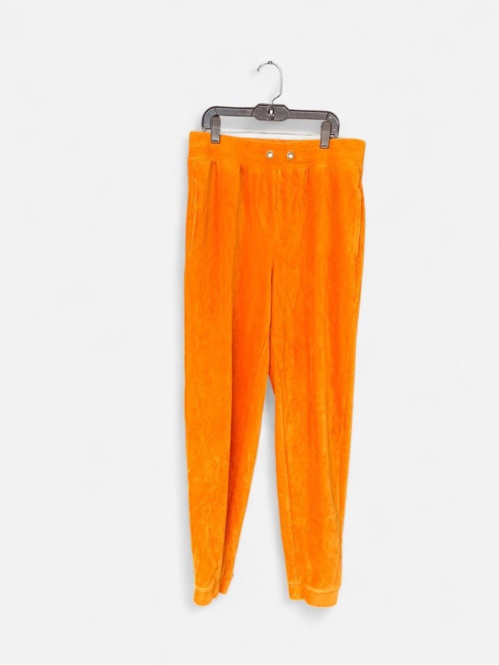 Forever 21 Orange Velour Joggers